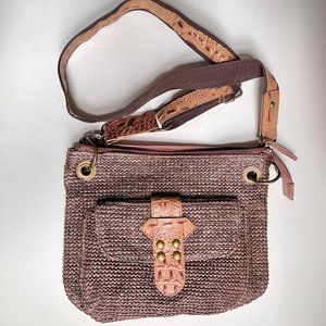 Braciano  woven style over the shoulder bag